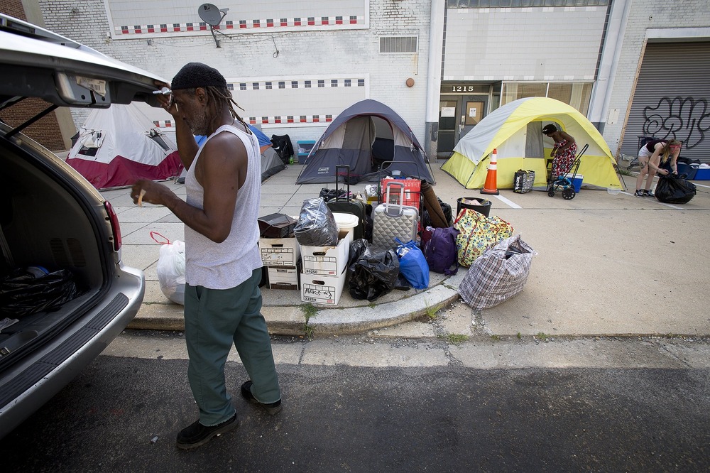 homeless encampment in Washington